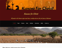 Tablet Screenshot of kuneneforchrist.com